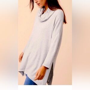 Lou & Grey Signature Soft Cowl Neck Top size XL